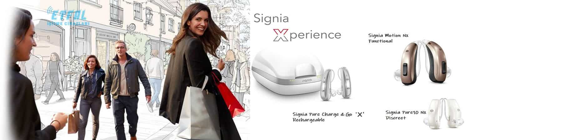 Siemens Signia işitme cihazları Etfal işitme cihazı 4 Signia Xperience